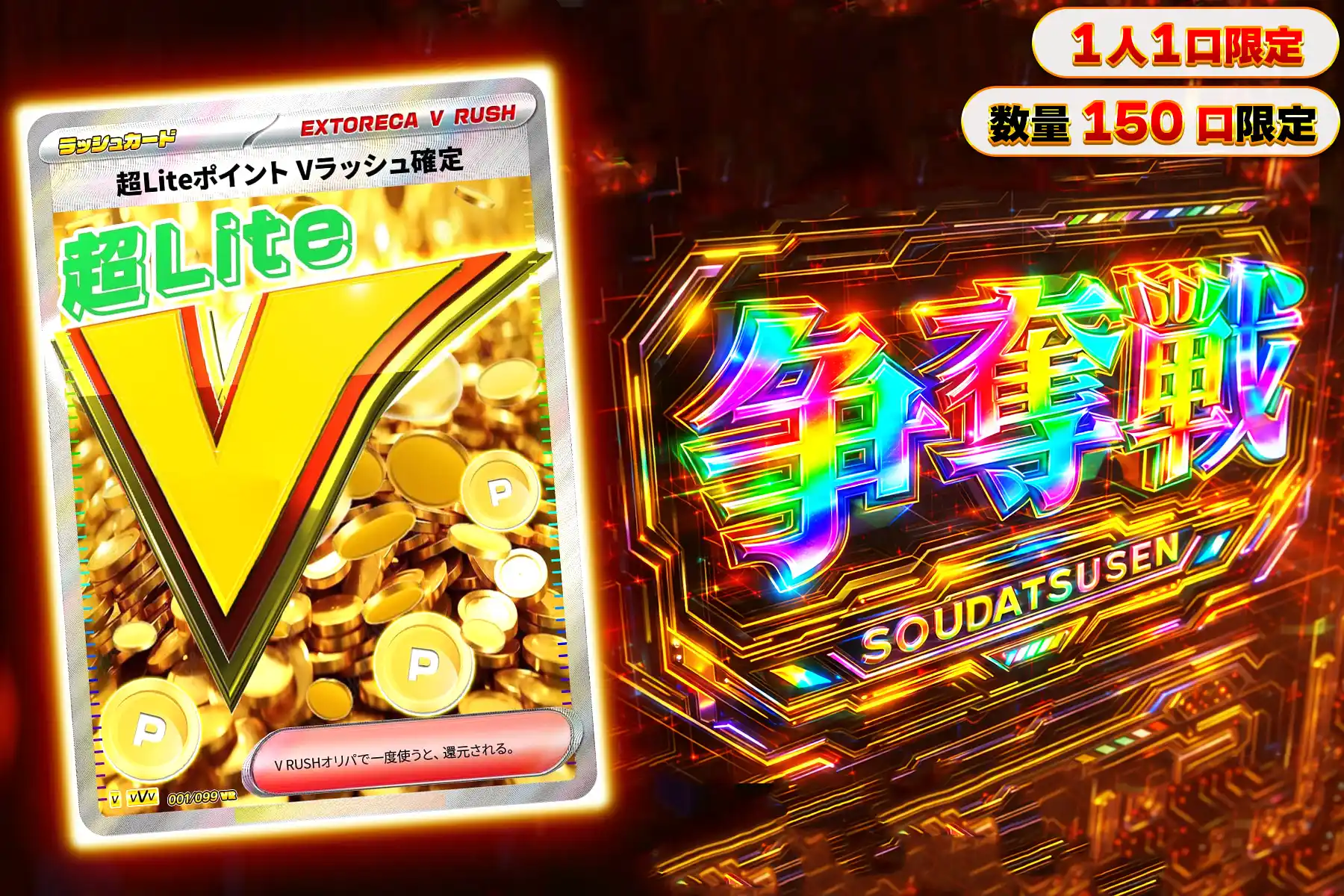 超LITEポイントVぶち抜き