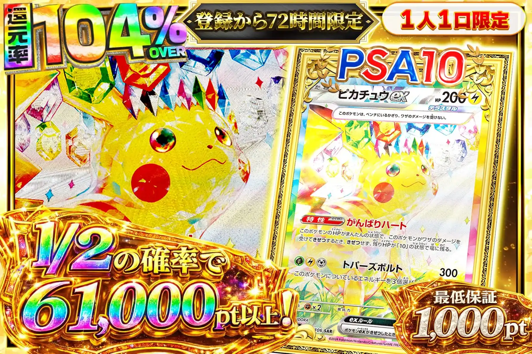 【72時間限定】新規限定ニブイチ